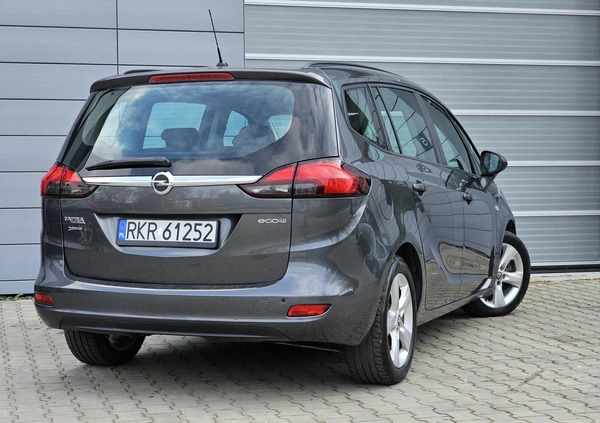 Opel Zafira cena 35900 przebieg: 193000, rok produkcji 2012 z Krosno małe 497